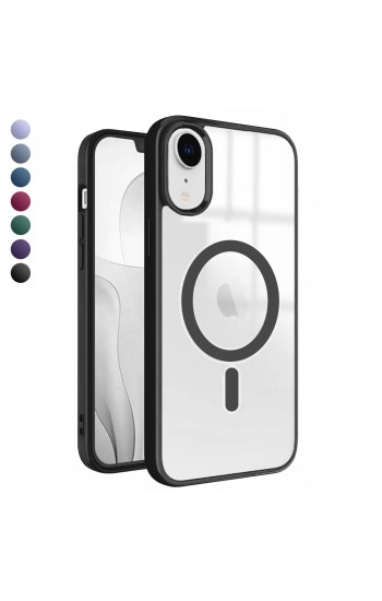 iPhone XR Magsafe Özellikli Renkli Clear Case Kapak…