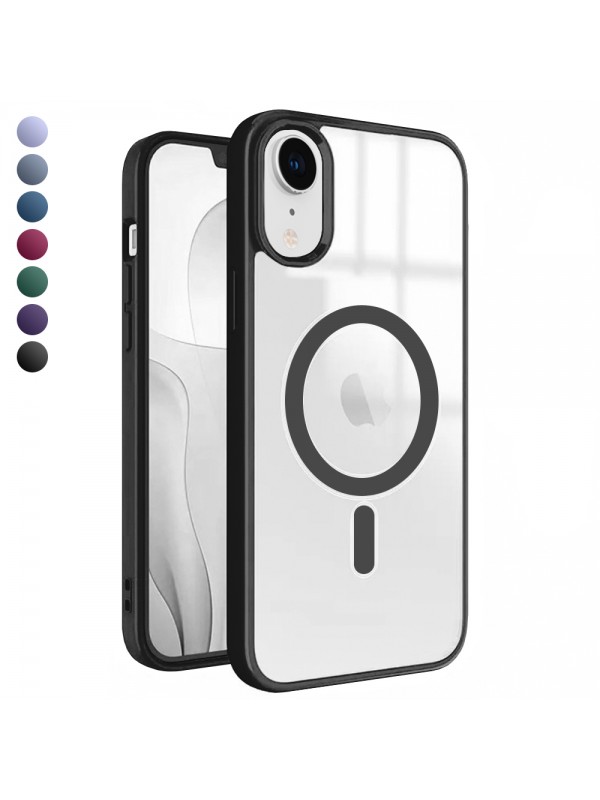 iPhone XR Magsafe Özellikli Renkli Clear Case Kapak…