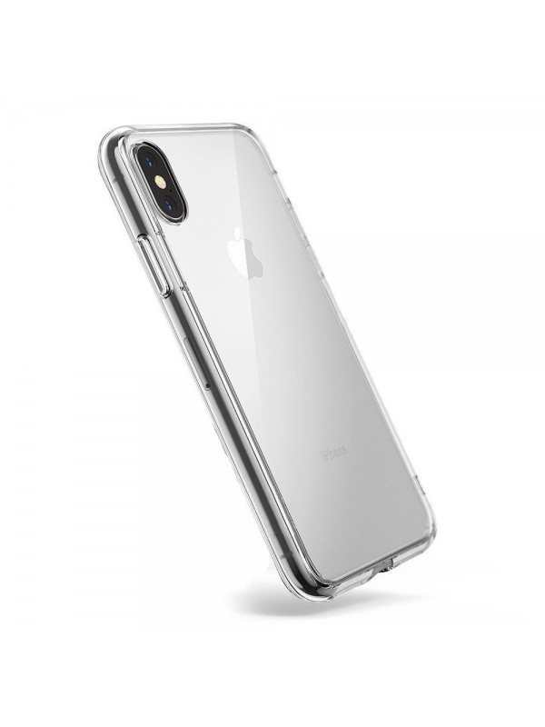 iPhone XS MAX Kılıf FitCase Toz Koruma Tıpalı Şeffaf Arka Kapak…