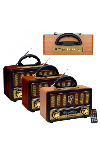 JapanEx JPN-1962 Nostalji Radyo Bluetooth Hoparlör USB/SD/FM/BT…