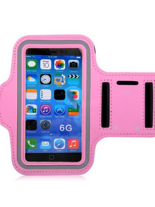 Kol Bantlı Pembe Spor Kılıf Universal 4.8 inçe Kadar Tüm Modeller…