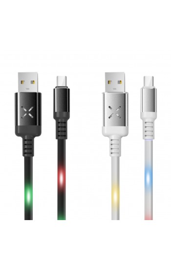 Konfulon DC11T Sese Duyarlı Işıklı Type-C Şarj ve Data Kablosu 2A 1mt…