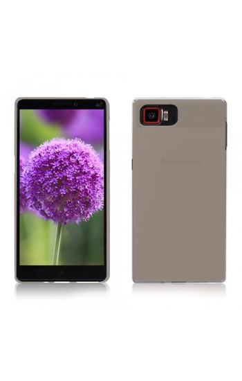 Lenovo K920 Vibe Z2 Kılıf Soft Silikon Şeffaf-Siyah Arka Kapak…