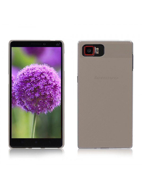 Lenovo K920 Vibe Z2 Kılıf Soft Silikon Şeffaf-Siyah Arka Kapak…