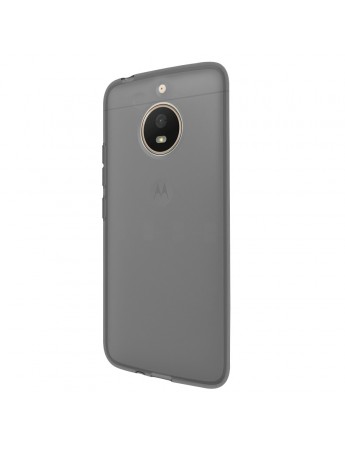Lenovo Moto E4 Plus Kılıf Soft Silikon Şeffaf-Siyah Arka Kapak