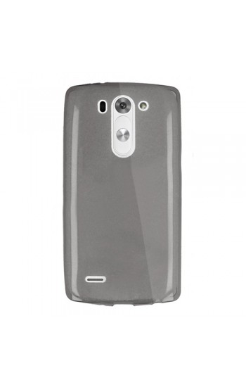 LG G3 BEAT (Mini) Kılıf Soft Silikon Şeffaf-Siyah Arka Kapak…