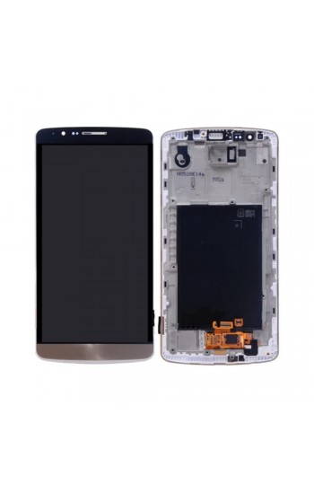 LG G3 D855 LCD Ekran Dokunmatik Çıtalı - Gold…