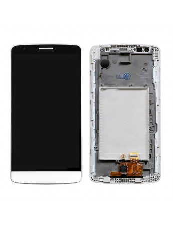 LG G3 Stylus D693 LCD Ekran Dokunmatik Çıtalı - Beyaz