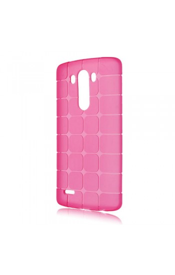 LG G4 H815 Plaid Silikon Arka Slikon Kapak Slikon Pembe…
