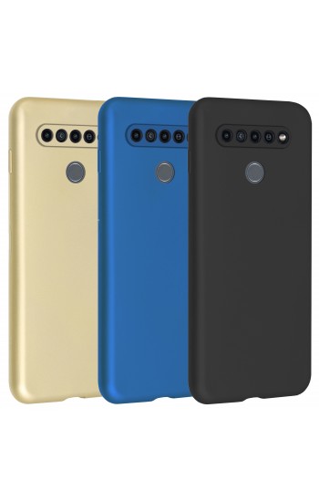 LG K61 (LMQ630) Kılıf FitCase PremiumS Silikon Arka Kapak…