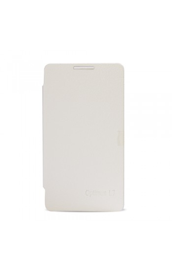 Lg P705 Optımus L7  Flip Cover Kılıf Beyaz…