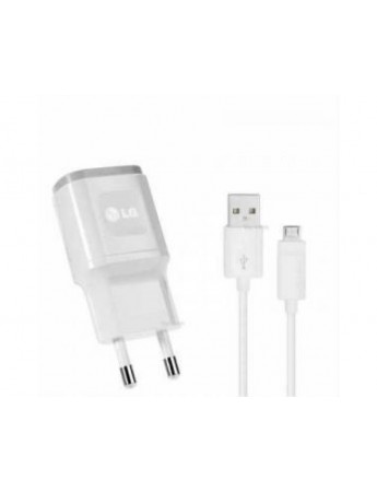 LG Şarj Aleti ve Micro USB Kablo Set Orjinal Beyaz 1.8 A MCS-04ED