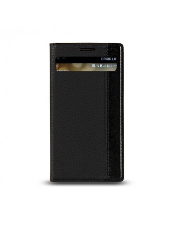 LG V10 Gizli Mıknatıslı Pencereli Magnum Kılıf Siyah