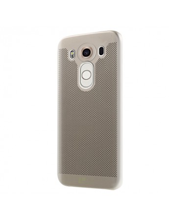 LG V10 Loopee Point Sert Arka Kapak Gold