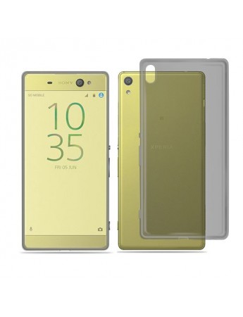 LG X Screen Kılıf Soft Silikon Şeffaf-Siyah Arka Kapak