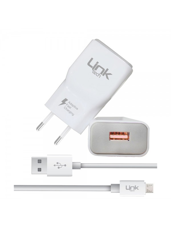 LinkTech Q551 Hızlı Şarj Aleti QC 2.0 ve 1.2mt 2.4A Micro USB Kablo Set…