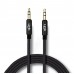Linktech A580 3.5mm AUX Ses Aktarım Kablosu Örgü 2mt