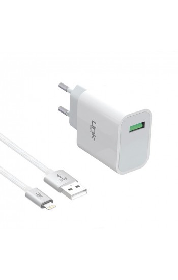 LinkTech C204 USB Çıkışlı Lightning Kablolu 10W 2.1A Şarj Aleti Beya…