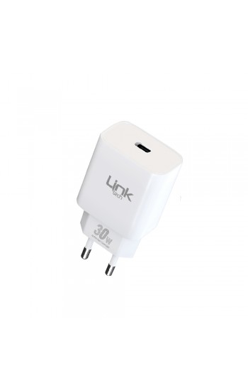 LinkTech C213 30W PD Type-C Şarj Aleti (Başlık) Beyaz…