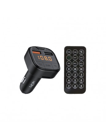 LinkTech GR15 18W PD + QC3.0 Led Ekranlı  FM Transmitter