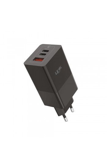 LinkTech G828 Premium Supper Silicon Tech 65W GaN USB-A + 2x USB-C Şarj A…