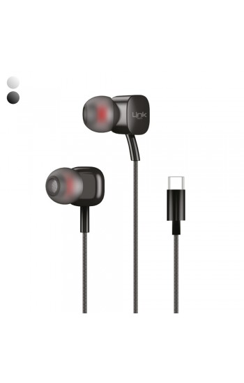 Linktech H16 Type-C Stereo Kulak içi Kablolu Kulaklık…