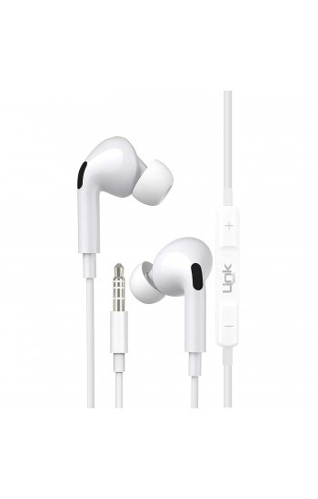 LinkTech H304 Stereo Mikrofonlu 3.5mm Kablolu Kulaklık Beyaz…