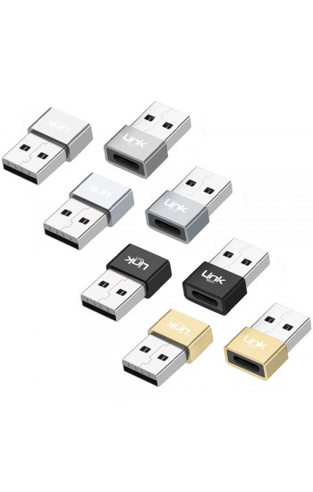 LinkTech O188 Type-C to USB Çevirici PD 3A OTG Adaptör…