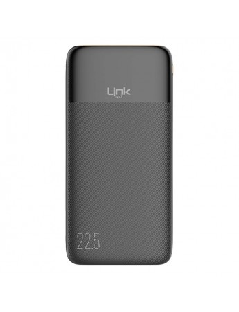 LinkTech PD12 Premium 10000 mAh PD 22.5W Süper Hızlı Powerbank Siyah