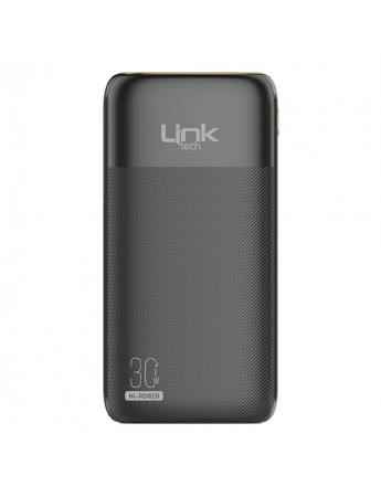 LinkTech PD23 Premium 20000 mAh PD 30W Süper Hızlı Powerbank Siyah