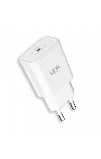 LinkTech S667 Type-C Çıkışlı PD 20W Şarj Aleti (Başlık) Beyaz…