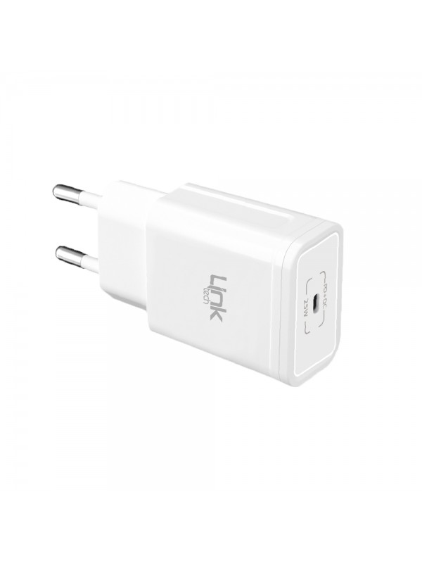 LinkTech S668 Premium 25W Type-C Süper Hızlı Şarj Adaptörü Beyaz…