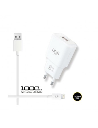 LinkTech T442 Auto-ID 2.1A Şarj Aleti ve iPh Lightning Kablo Set 2.1A