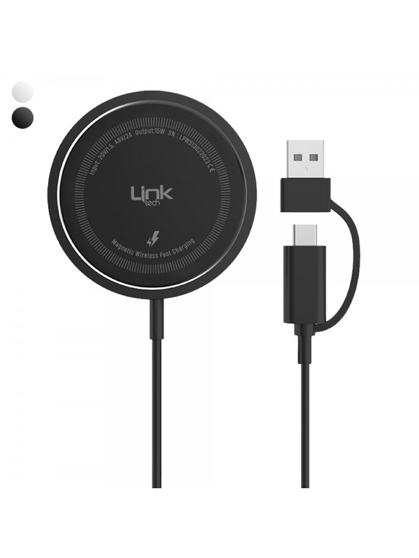 LinkTech W513 15W Hızlı Şarj Destekli Kablosuz Şarj Cihazı Charger Pa…