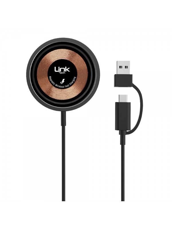 LinkTech W514 15W Hızlı Şarj Destekli Kablosuz Şarj Cihazı Charger Pa…
