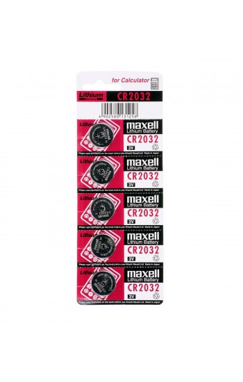 Maxell CR2032 Lithium Battery 3V Düğme Pil 5li Paket…