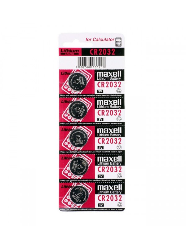 Maxell CR2032 Lithium Battery 3V Düğme Pil 5li Paket…