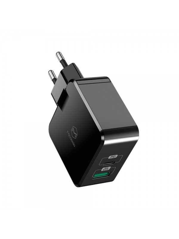 Mcdodo CH-6921 30W USB QC 3.0 / PD Hızlı Type-C Girişli Şarj Aleti (Başlık) Siyah