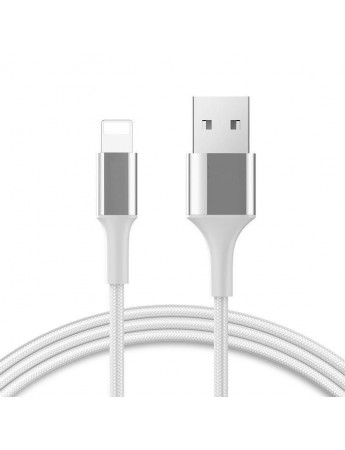 Mosidun Lightning Hızlı Şarj ve Data Kablo 3mt Dayanıklı D8 Silver