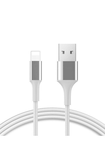 Mosidun Lightning Hızlı Şarj ve Data Kablo 3mt Dayanıklı D8 Silver…