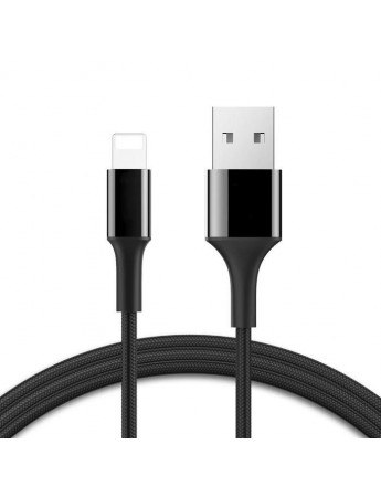 Mosidun Lightning Hızlı Şarj ve Data Kablo 3mt Dayanıklı D8 Siyah