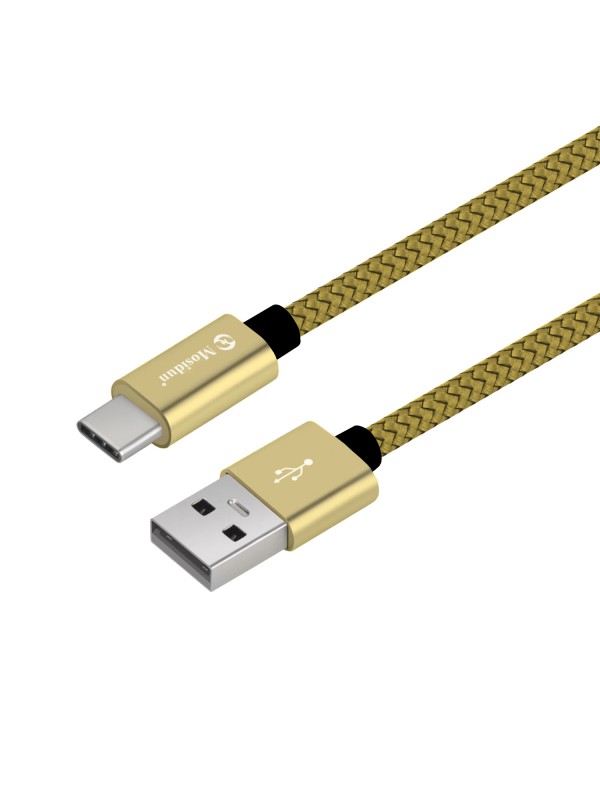 Mosidun Type-C Hızlı Şarj ve Data Kablo Dayanıklı 1mt D6 Gold…
