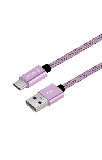 Mosidun Type-C Hızlı Şarj ve Data Kablo Dayanıklı 1mt D6 RoseGold…