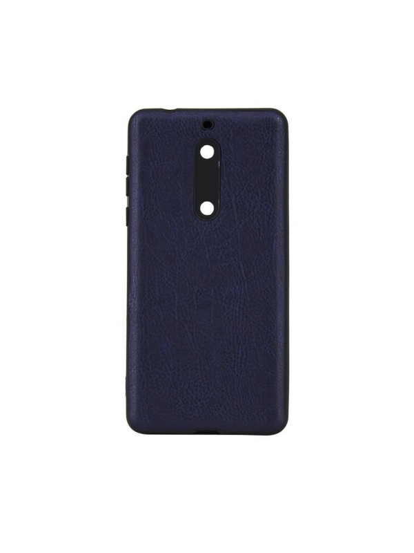 Nokia 6 360 Derece Slim Premium Deri Görünümlü Silikon Kılıf Lac…