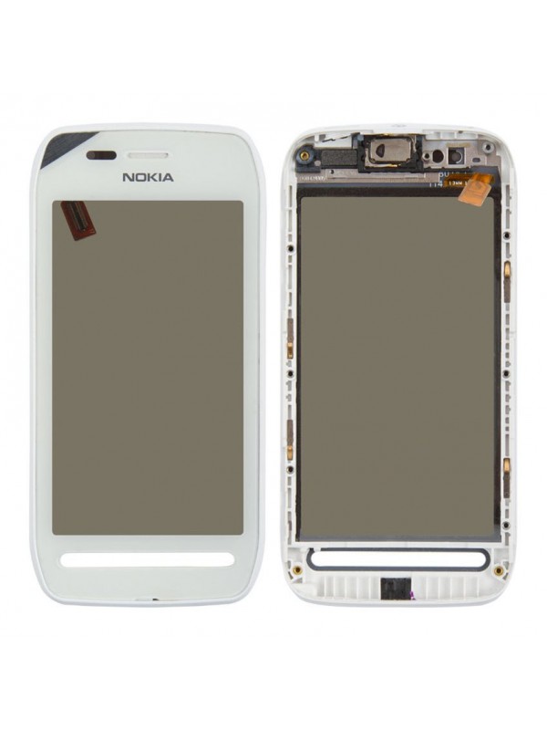 Nokia 603 Dokunmatik Ön Panel Çıtalı Orj - Beyaz…