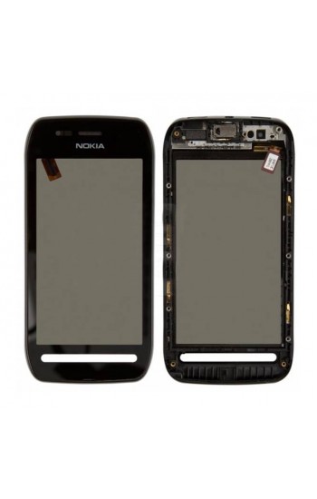 Nokia 603 Dokunmatik Ön Panel Çıtalı Orj - Siyah…