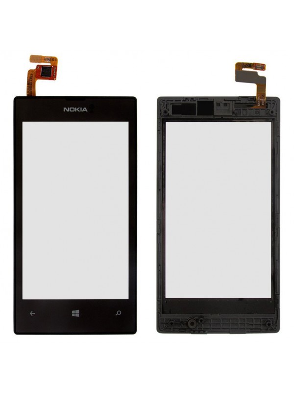 Nokia Lumia 520 Dokunmatik Çıtalı Ön Panel Orj - Siyah…