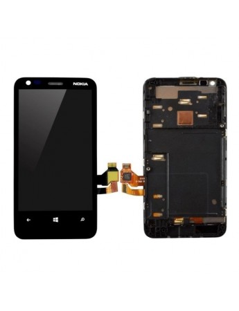 Nokia Lumia 620 LCD Ekran Dokunmatik Çıtalı Orj