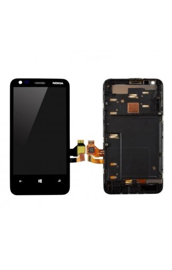Nokia Lumia 620 LCD Ekran Dokunmatik Çıtalı Orj…