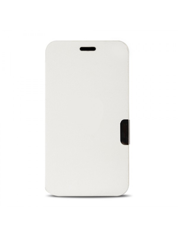 Nokia Lumia 620 Mıknatıslı Flip Case Kılıf Beyaz